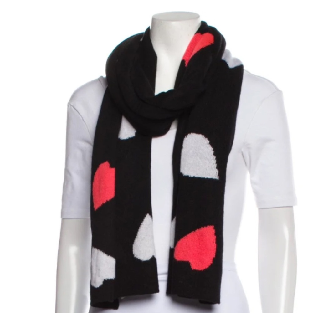 White + Warren Cashmere Intarsia Scarf - Picture 3 of 4